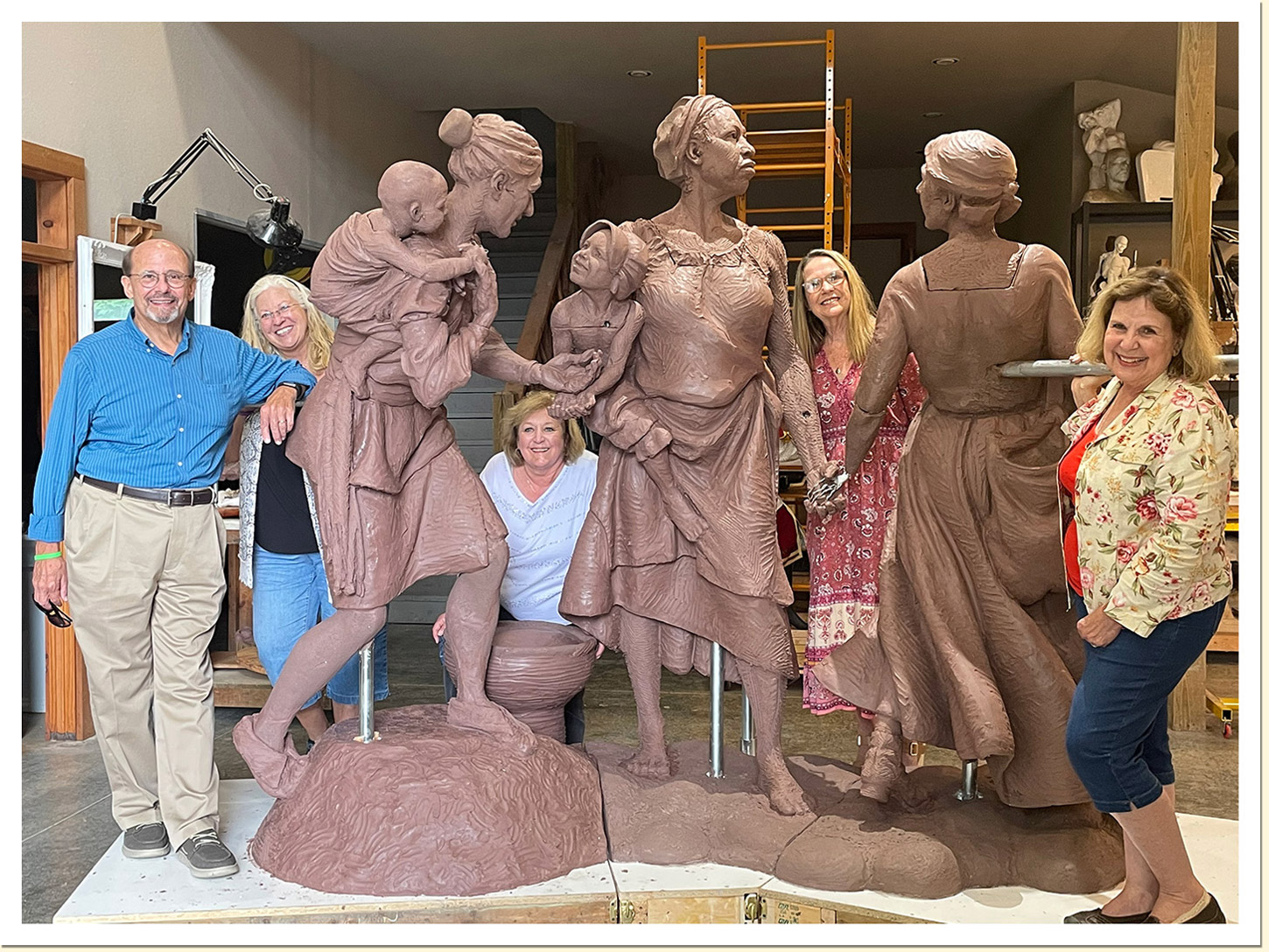 Women's History Trail Sculpture Franklin NC